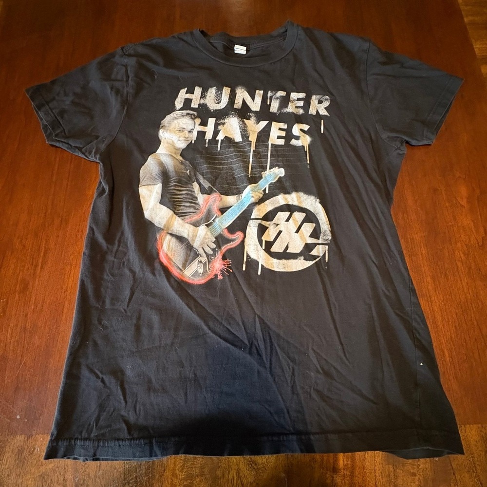 Hunter Hayes Tattoo Your Name Tour Graphic Band T Shirt Black M